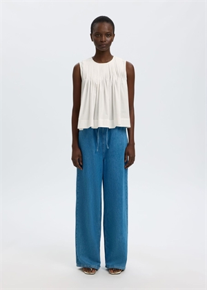 Sophia sl pleated top Snow White Selected Femme 